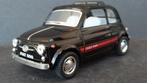 Fiat 500 Abarth zwart 1:24 Kinsmart Pol, Verzenden, Zo goed als nieuw, Auto
