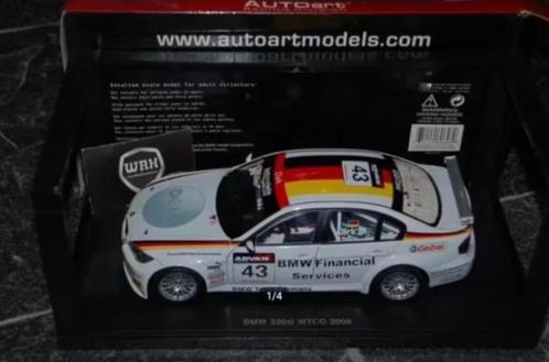 1:18 BMW 320 SI WTCC MULLER #43 Autoart 80648 in box WRH, Hobby en Vrije tijd, Modelauto's | 1:18, Zo goed als nieuw, Auto, Autoart