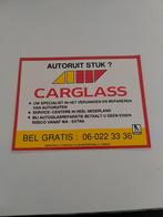 Sticker carglass  , autoruit stuk, Verzamelen, Stickers, Verzenden, Zo goed als nieuw, Bedrijf of Vereniging