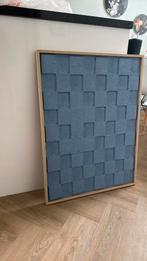 Lijst met structuur- wanddecoratie papier, Ophalen, Zo goed als nieuw, Hout, 50 tot 75 cm