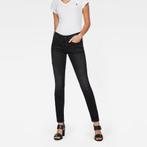 G-Star 3301 Contour High Skinny Jeans Maat W26L34 XS/S Zwart, Zwart, Nieuw, Ophalen of Verzenden, W27 (confectie 34) of kleiner