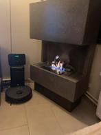 Bio ethanol haard of kachel met 8 flessen ethanol Ruby fire, Ophalen, Gebruikt, Vrijstaande haard, Overige soorten