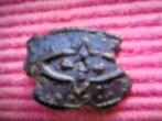 16eeuwse groot fragment tinnen Bedelinsigne Fibula, Antiek en Kunst, Ophalen