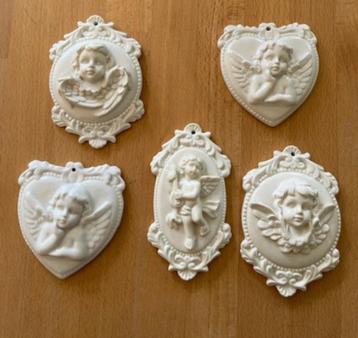 Kerst plaketten met Engeltjes beschikbaar voor biedingen