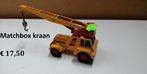 Matchbox kraan, Ophalen of Verzenden, Zo goed als nieuw, Auto