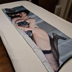 Body Pillow Cover HaneAme Rain Wave, Wit, Tweepersoons, Ophalen of Verzenden, Zo goed als nieuw