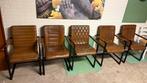 5 eetkamerstoelen - Leer - Sturdy van Goossens, Huis en Inrichting, Fauteuils, Ophalen of Verzenden, Zo goed als nieuw, Leer