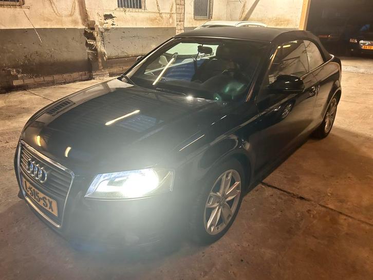 A3 1.8 Tfsi Cabrio AUT Leder Stoel Verw Car Play Navi, Auto's, Audi, Bedrijf, A3, ABS, Airbags, Airconditioning, Alarm, Android Auto