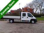 Fiat Ducato 3.0 MultiJet Dubbel Cabine 7-Pers Openlaadbak 17, Auto's, Voorwielaandrijving, Gebruikt, 4 cilinders, Met garantie (alle)