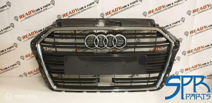 A3 8V FACELIFT S-LINE GRILL Grille 8V3853651AB ACC ZWART, Auto-onderdelen, Carrosserie en Plaatwerk, Audi, Nieuw, Ophalen of Verzenden