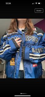 Racer jacket formule 1, Blauw, Maat 42/44 (L), Ophalen of Verzenden, Gedragen