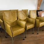 6 IZGS Montis Chaplin design stoel stoelen chairs  leer, Leer, Ophalen of Verzenden, Zo goed als nieuw, Nvt