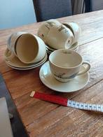 6 kop en schotel lavendel servies, Huis en Inrichting, Keuken | Servies, Ophalen, Zo goed als nieuw, Overige stijlen, Kop(pen) en/of Schotel(s)