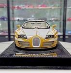 1:18 HH Bugatti Veyron Lor Blanc Gold Ceramic 1 of 20, Hobby en Vrije tijd, Modelauto's | 1:18, Verzenden, Nieuw