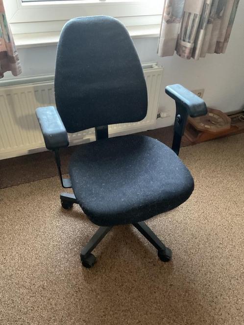 Bureaustoel, Huis en Inrichting, Bureaustoelen, Gebruikt, Bureaustoel, Zwart, Ergonomisch, Ophalen
