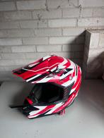 Jopa Crosshelm - Rood/Wit, Overige merken, M, Ophalen of Verzenden, Tweedehands