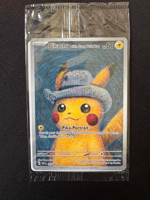 PIKACHU VAN GOGH GEZOCHT!, Hobby en Vrije tijd, Verzamelkaartspellen | Pokémon, Zo goed als nieuw, Losse kaart, Ophalen of Verzenden