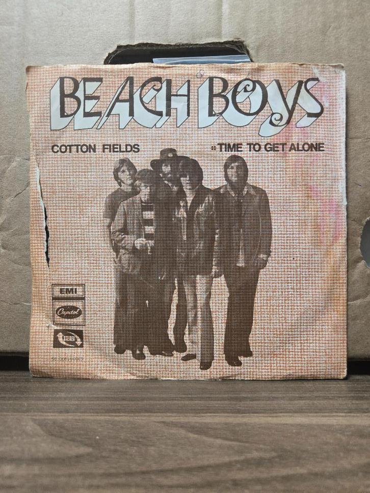 Beach boys - Cotton fields, Cd's en Dvd's, Vinyl Singles, Zo goed als nieuw, Single, Pop, 7 inch, Ophalen of Verzenden