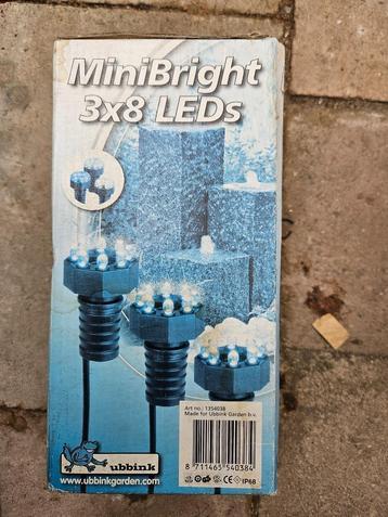 Mini Bright Led's..belichting in de bodem. Vijververlichting beschikbaar voor biedingen