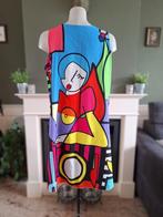 New Collection colour block jurk abstract 42 Gratis Verzende, Overige kleuren, Verzenden, Maat 42/44 (L), Zo goed als nieuw