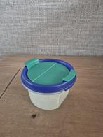 Tupperware Ruimtespaarder met Groen-blauw strooideksel 200ML, Huis en Inrichting, Keuken | Tupperware, Ophalen of Verzenden, Zo goed als nieuw