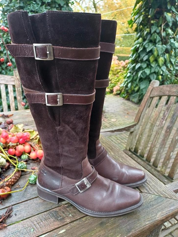 JJ Footwear Hoge Laarzen 38 - Stijlvol en Comfortabel!, Kleding | Dames, Schoenen, Zo goed als nieuw, Hoge laarzen, Bruin, Ophalen of Verzenden