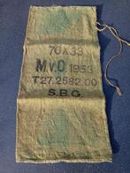 Legergroene zandzak M.v.O. 1953 - in uitstekende staat, Ophalen of Verzenden, Landmacht, Nederland, Overige typen