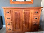 teak houten dressoir, Ophalen, Teakhout, Zo goed als nieuw, 25 tot 50 cm