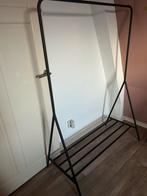 Groot zwart metalen kledingrek, Ophalen, Gebruikt