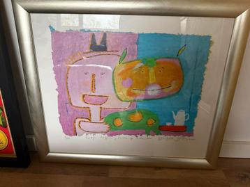 Wouter Stips - Kopje Koffie, Poes op Schoot (8/150) beschikbaar voor biedingen