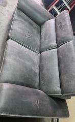 TWEE ZITS BANKJE  EN BIJ PASENDE STOEL Nappa Leer,, Huis en Inrichting, Banken | Sofa's en Chaises Longues, Ophalen, Tweepersoons