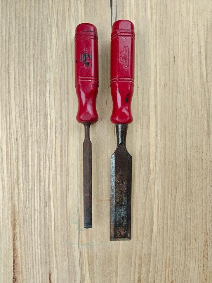 Nooigedagt beitels set van 2, Antiek en Kunst, Antiek | Gereedschap en Instrumenten, Ophalen of Verzenden