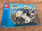 Lego City 7235 Politiemotor, Ophalen of Verzenden, Zo goed als nieuw, Complete set, Lego