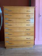 Vintage Schoolkast / Ladekast / papierkast - Uniek!, Ophalen, Gebruikt, 5 laden of meer, 100 tot 150 cm