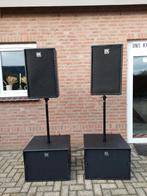 Professionele luidsprekers, Gebruikt, 120 watt of meer, Front, Rear of Stereo speakers, Ophalen