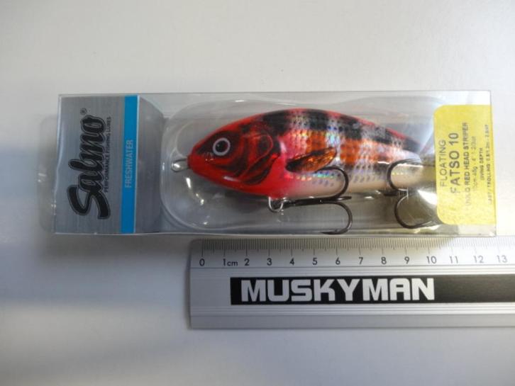 Kunstaas: Salmo Fatso 10 Floating Jerkbaits, Watersport en Boten, Hengelsport | Roofvissen, Nieuw, Overige typen, Verzenden