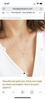 CROSS necklace Monday Monarch, Sieraden, Tassen en Uiterlijk, Kettingen, Ophalen of Verzenden, Nieuw, Goud, Zilver