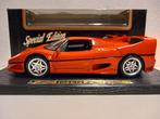 Ferrari F50 closed top rood 1995 Maisto metal 1:18 KRD, Hobby en Vrije tijd, Modelauto's | 1:18, Ophalen of Verzenden, Zo goed als nieuw