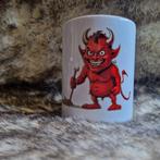 Handgemaakte mok Red Devil mok, Nieuw, Overige typen, Keramiek, Overige stijlen