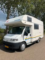 Fiat ducato 2.8 JTD, Eura Mobil, alkoof camper, Caravans en Kamperen, Campers, Alkoof, Ringverwarming, Fiat, Treinzit