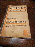 Calve Recepten Bakkerij 1936 - Zeldzaam!, Gelezen, Calve, Ophalen of Verzenden, Overige typen