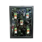 Jagermeister shotjes Schilderij met Gebroken Flesjes & Epoxy, Antiek en Kunst, Ophalen of Verzenden