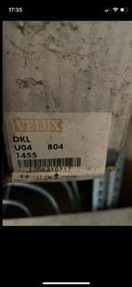 Velux DKL U04 804 1455 Verduisterend Rolgordijn Roze, Gebruikt, Overige kleuren, Minder dan 100 cm, 100 tot 150 cm