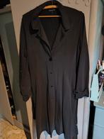 Lange jas met mooi rugdetail., Kleding | Dames, Ophalen, Zo goed als nieuw, Maat 38/40 (M), Zwart