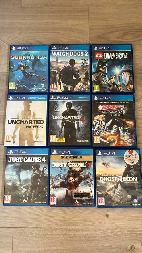 PlayStation 4 spellen., Spelcomputers en Games, Games | Sony PlayStation 4, Zo goed als nieuw, Overige genres, 1 speler, Ophalen