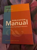 APA Publication Manual, 7e editie, Ophalen of Verzenden, Gamma, Zo goed als nieuw, HBO