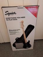Squier P Bass Starter Set Elektrische Basgitaar Zwart, Muziek en Instrumenten, Snaarinstrumenten | Gitaren | Bas, Ophalen, Nieuw