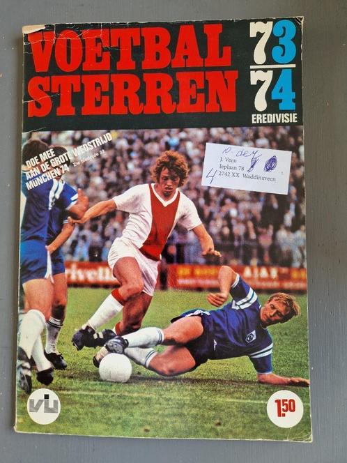 voetbalsterren 1973 / 1974, Verzamelen, Sportartikelen en Voetbal, Gebruikt, Ophalen of Verzenden