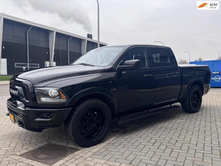 Dodge RAM 1500, Auto's, Bestelauto's, Bedrijf, Te koop, Dodge, Benzine, Euro 6, Automaat, Geïmporteerd, Zwart, Gebruikt, BTW verrekenbaar