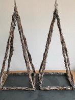 Decoratieve takken piramides van ijzer, Huis en Inrichting, Ophalen, Gebruikt